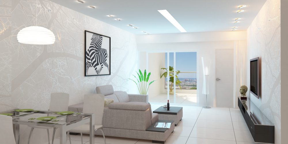 הדמיה סלון דירה קומה 5 כיוון מערב