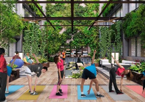 משרד חדש עם חלון למרפסת הפטיו B3.11