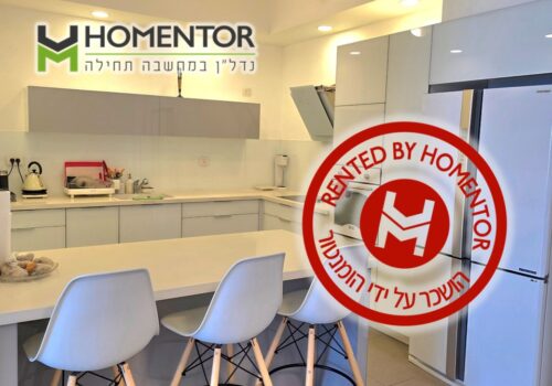 להשכרה דירת 5 חדרים מרוהטת מול נוף ים