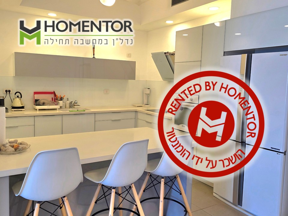להשכרה דירת 5 חדרים מרוהטת מול נוף ים