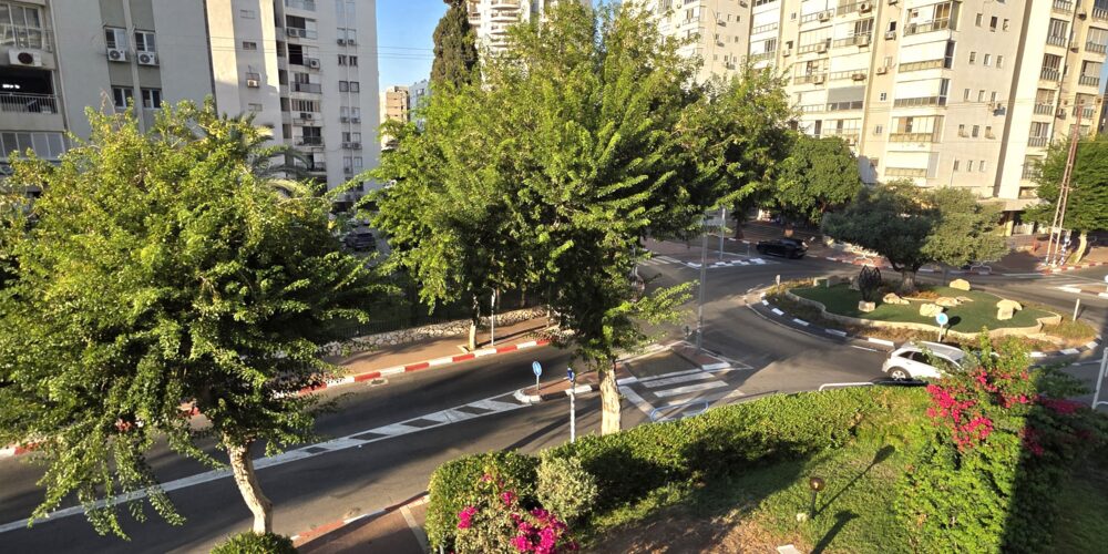 נוף צפונה בדירת 4 חדרים באשדוד